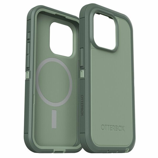 Otterbox Defender Pro Xt Magsafe Case For Apple Iphone 15 Pro , Emerald Isle 77-92981